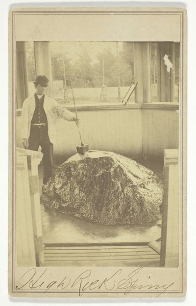 Źródło w wysokiej skale, ok. 1900 r. 1865. autorstwa Deloss Barnum