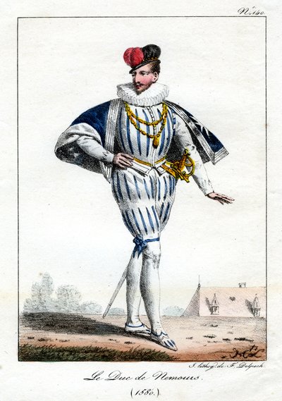 Jacques de Savoie, 2. książę Nemours, 1580, c1795-1825. autorstwa Delpech