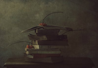Jesienne książki i jagody autorstwa Delphine Devos