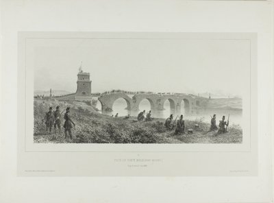 Zdobycie mostu Molle autorstwa Denis Auguste Marie Raffet