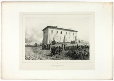 Dom Sześciu Zielonych Okiennic, z Memories of Italy: Wyprawa z Rzymu autorstwa Denis Auguste Marie Raffet