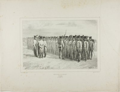 Piechota węgierska, Presbourg, 2 lipca 1837 r. autorstwa Denis Auguste Marie Raffet