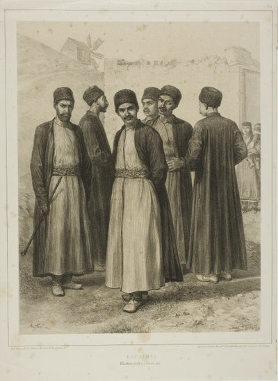 Karaimes, Teodozja, Kaffa, 1 października 1837 r. autorstwa Denis Auguste Marie Raffet