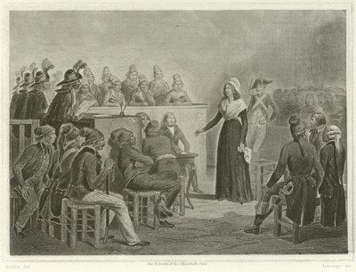 Maria Antonina w Trybunale Rewolucyjnym autorstwa Denis Auguste Marie Raffet