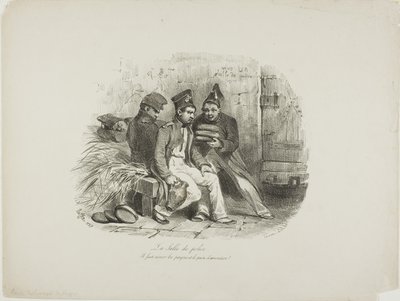Więzienie wojskowe autorstwa Denis Auguste Marie Raffet