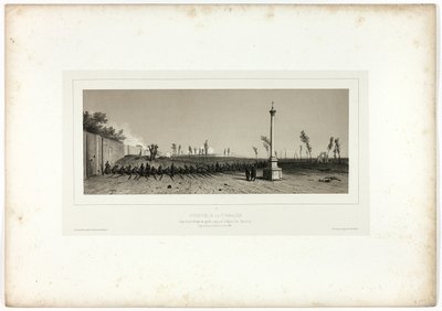 Otwarcie pierwszego równoleżnika z Pamiątek Włoch: Wyprawa do Rzymu autorstwa Denis Auguste Marie Raffet