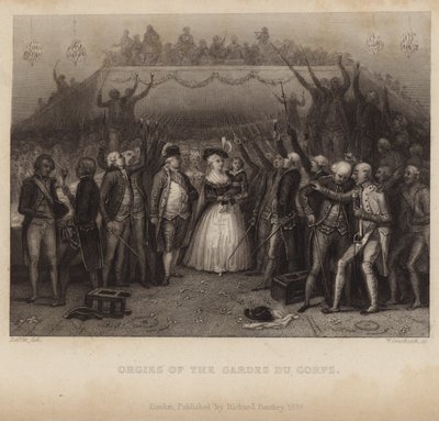 Orgie Gardes du Corps autorstwa Denis Auguste Marie Raffet