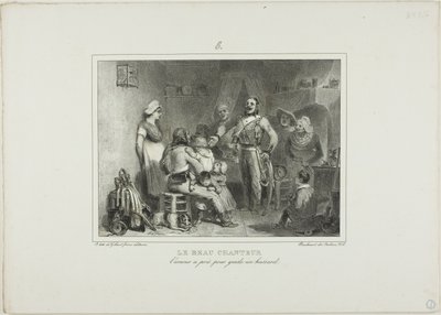 Najlepszy piosenkarz autorstwa Denis Auguste Marie Raffet