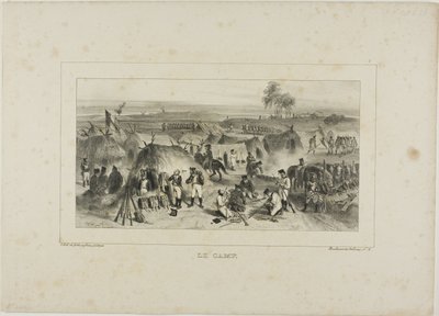 Obóz autorstwa Denis Auguste Marie Raffet
