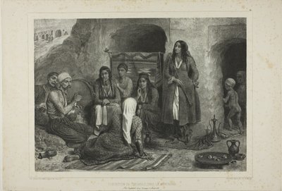 Tsiganes Mountain Dwelling autorstwa Denis Auguste Marie Raffet