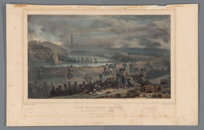 Verovering van de lunetette St. Laurent, 1832 Zajęcie lunety St. Laurent przez Grenadierów 65 Linii (tytuł na obiekcie) Rysunki wykonane z natury podczas oblężenia Cytadeli w Antwerpii autorstwa Raffeta (tytuł serii na obiekcie) autorstwa Denis Auguste Marie Raffet