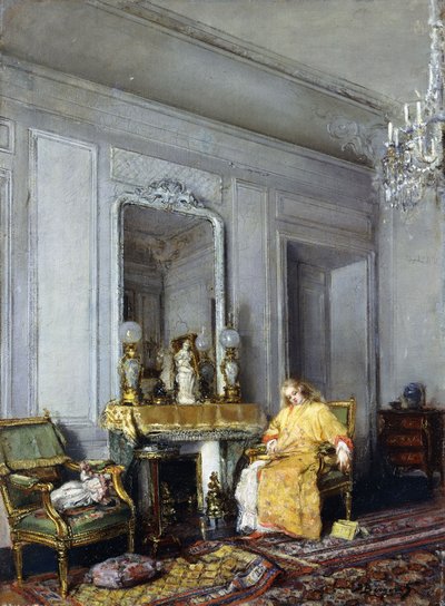 Chwila odpoczynku, autorstwa Denis Pierre Bergeret