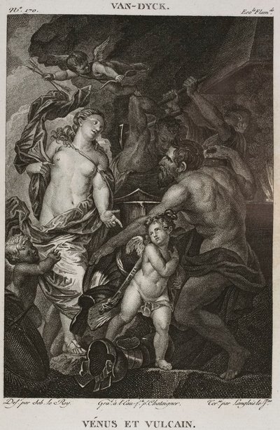 Denis-Sébastien Leroy, Chataigner i Langlois le jeune - Wenus i Wulkan według Antoine