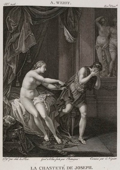 Denis-Sébastien Leroy, Chataigner i Niquet - Czystość Józefa, według Adriaena van der Werffa - 1802-1815 autorstwa Denis Sebastien Leroy
