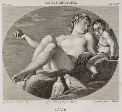 Denis-Sébastien Leroy, Petit i Niquet - Powietrze, według Annibale Carrache - 1802-1815 autorstwa Denis Sebastien Leroy