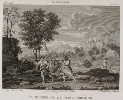 Denis-Sébastien Leroy, Saulx i Bovinet - Winogrono Ziemi Obiecanej, według Nicolasa Poussina - 1802-1815 autorstwa Denis Sebastien Leroy