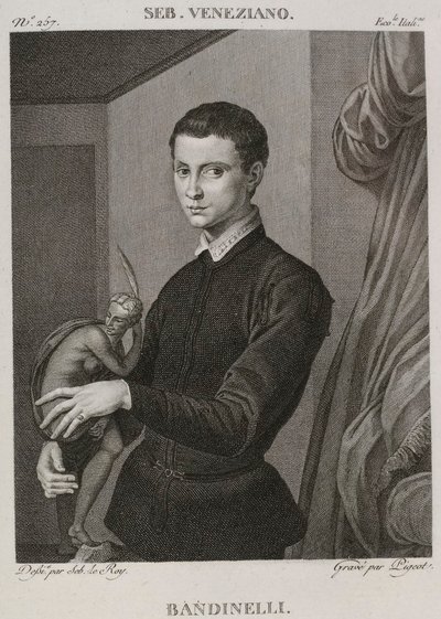 Denis-Sébastien Leroy et Pigeot - Bandinelli, wcześniej przypisywany Sebastiano del Piombo, obecnie przypisywany Bronzino - 1802-1815 autorstwa Denis Sebastien Leroy
