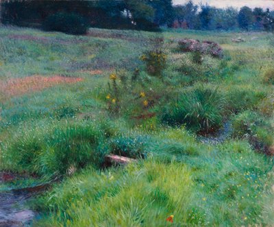 The Brook at Medfield autorstwa Dennis Miller Bunker