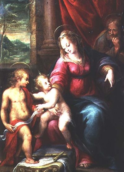 Madonna z Dzieciątkiem z Janem Chrzcicielem autorstwa Denis Calvaert
