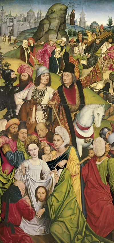Chrystus dźwigający krzyż autorstwa Derick Baegert