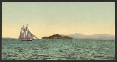 Alcatraz i Golden Gate, San Francisco autorstwa Detroit Photographic Co.