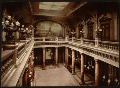 Wejście do kasyna, Atrium, Monte Carlo, Riviera autorstwa Detroit Publishing Co.