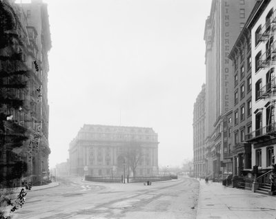 Custom House i Bowling Green, Nowy Jork, NY, ok. 1907-10 autorstwa Detroit Publishing Co.