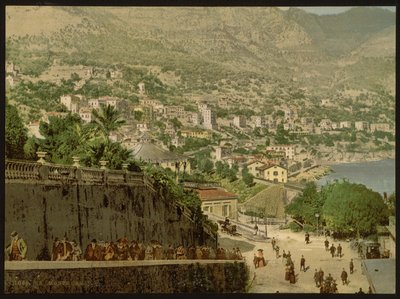 Widok ogólny, Monte Carlo, Riwiera, Monako autorstwa Detroit Publishing Co.