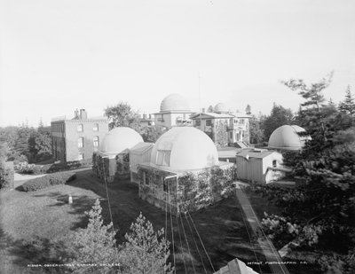 Obserwatorium, Harvard College, ok. 1900 (zdjęcie czarno-białe) autorstwa Detroit Publishing Co.