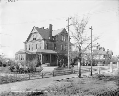 Rezydencja Bookera T. Washingtona, Tuskegee Institute, ok. 1906 (zdjęcie czarno-białe) autorstwa Detroit Publishing Co.