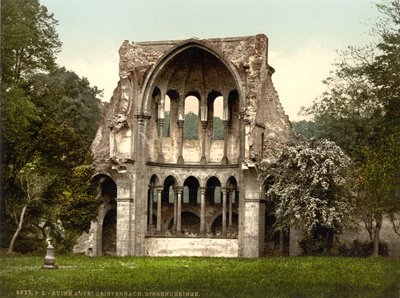 Ruiny opactwa Heisterbach, Nadrenia Północna-Westfalia, Niemcy, ok. 1900 autorstwa Detroit Publishing Co.
