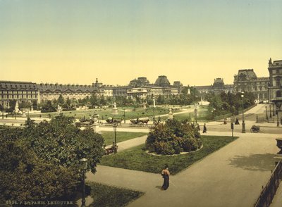 Luwr, Paryż, ok. 1890-1900 autorstwa Detroit Publishing Co.