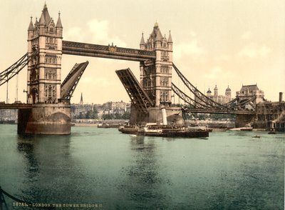 Tower Bridge, Londyn autorstwa Detroit Publishing Co.