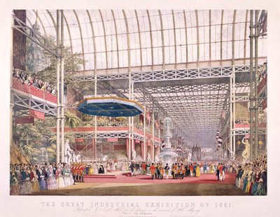 Wielka Wystawa, Crystal Palace, Hyde Park, Londyn, 1851 autorstwa Dickinson Brothers