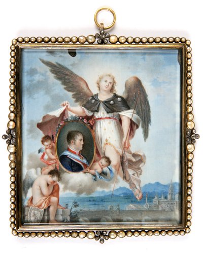 Alegoria Fernanda VII autorstwa Diego José Monroy y Aguilera