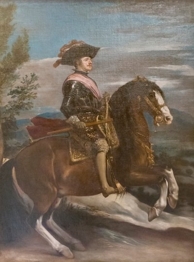 Portret konny Filipa IV autorstwa Diego Velázquez