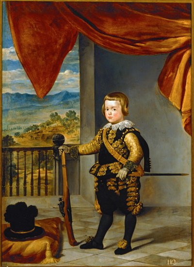 Niemowlę Baltasar Carlos ... (obraz na płótnie) autorstwa Diego Rodriguez de Silva y Velazquez