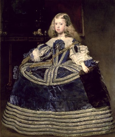 Infantka Małgorzata Teresa w niebieskiej sukience autorstwa Diego Velázquez