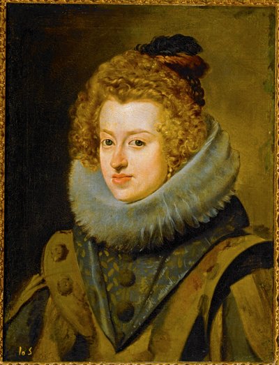 Infantka Maria, królowa Węgier ... (obraz na płótnie) autorstwa Diego Rodriguez de Silva y Velazquez