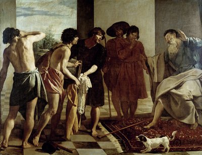 Jakub otrzymuje tunikę Giuseppe autorstwa Diego Rodriguez de Silva y Velazquez