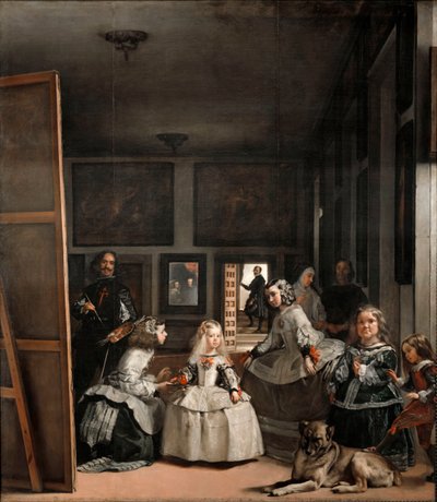 Las Meninas lub Rodzina Filipa IV, ok. 1656 (olej na płótnie) autorstwa Diego Velázquez