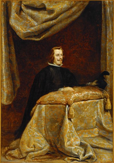 Filip IV Hiszpański, modlący się ... (obraz na płótnie) autorstwa Diego Rodriguez de Silva y Velazquez