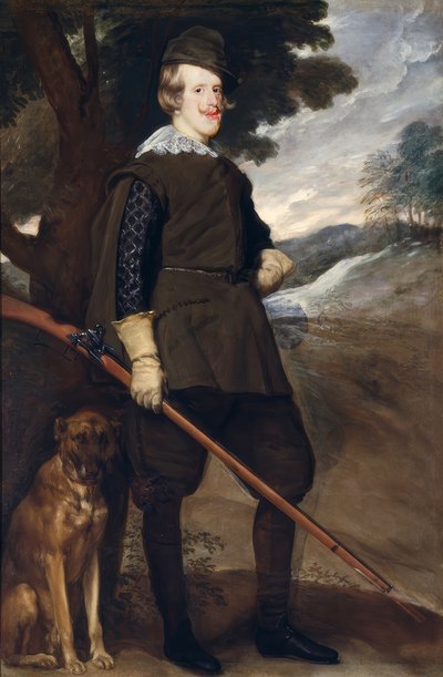 Filip IV w stroju myśliwskim autorstwa Diego Velázquez