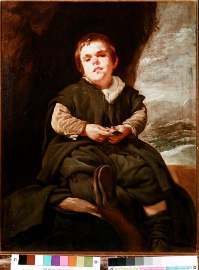 Portret Don Francisco Lezcano, krasnoluda Dworu Hiszpanii (olej na płótnie) autorstwa Diego Velázquez