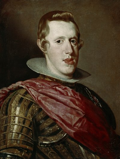 Portret Filipa IV Hiszpanii w zbroi, ok. 1625-1628 (olej na płótnie) autorstwa Diego Rodriguez de Silva y Velazquez