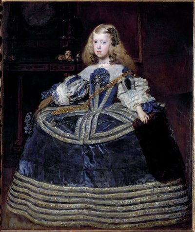 Portret Małgorzaty Teresy, infantki Hiszpanii i cesarzowej Świętego Cesarstwa Rzymskiego (olej na płótnie) autorstwa Diego Velázquez