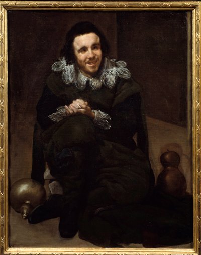 Portret Dyni Błazna Don Juana. Obraz Diego Rodrigueza de Silva i Velasqueza (1599-1660) autorstwa Diego Velázquez