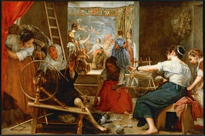 Bajka o Arachne ... (obraz na płótnie) autorstwa Diego Rodriguez de Silva y Velazquez