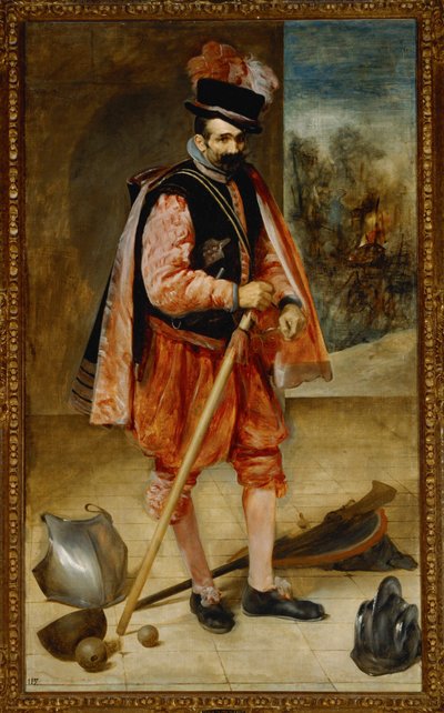 Błazen znany jako Don Juan de Austria ... (obraz na płótnie) autorstwa Diego Rodriguez de Silva y Velazquez