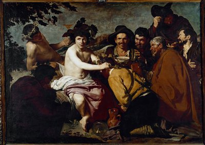 Triumf Bachusa czyli pijaków (olej na płótnie) autorstwa Diego Velázquez